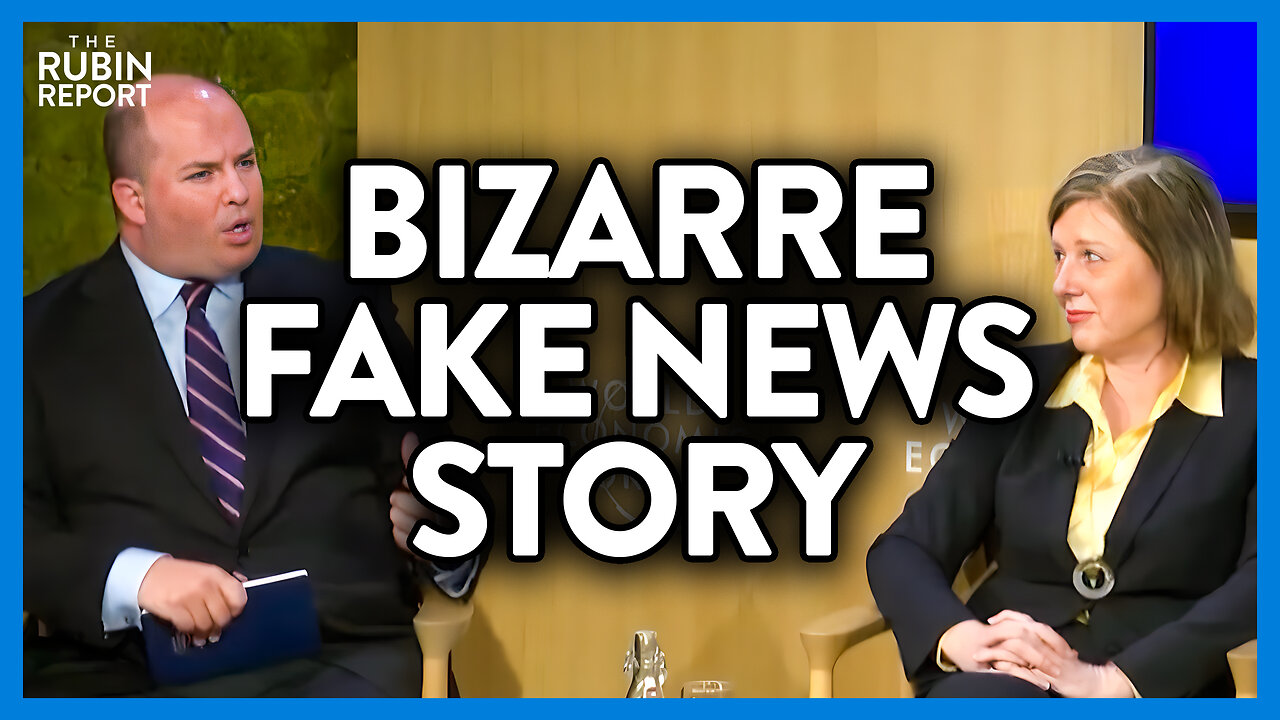Watch Disgraced CNN Host Bore WEF Panel with His Bizarre Fake New Story | DM CLIPS | Rubin Report