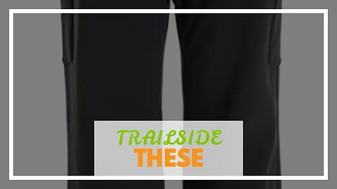 TRAILSIDE SUPPLY CO. Mens Workout Athletic Pants for Sports Gym Travel - Stretchy,Breathable