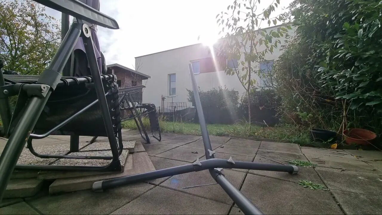 Highlight 1:03:04 – 1:08:04 von HD 1080p Silent LIVE-Stream in garden with black cat