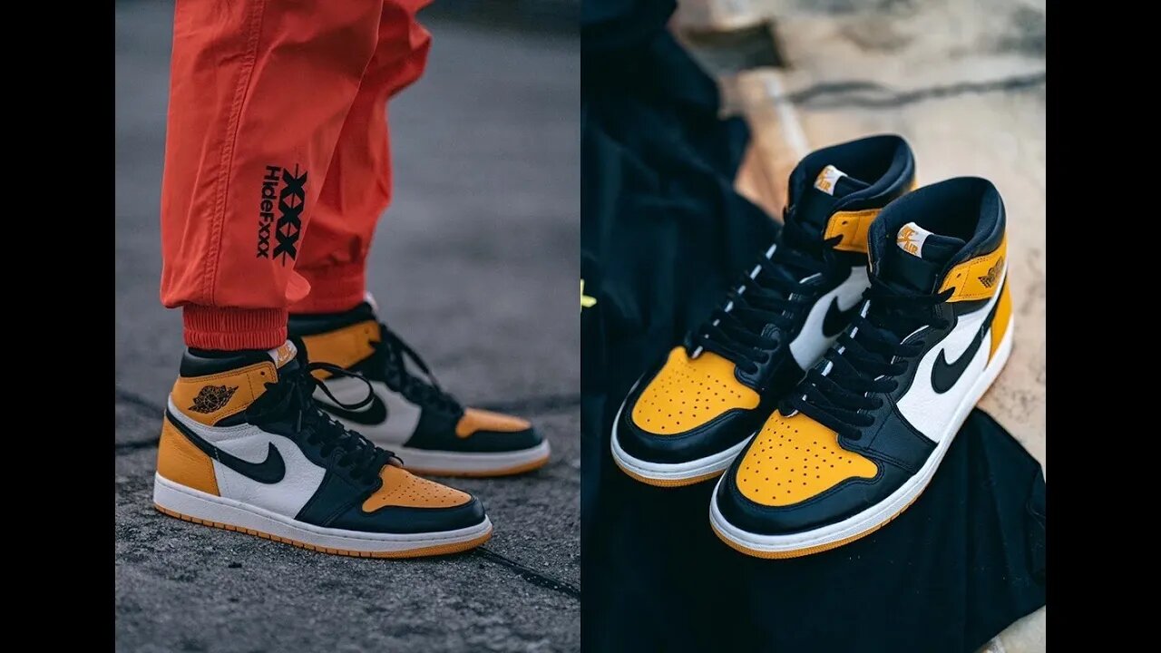 Air Jordan 1 OG Yellow Toe Wish Me Luck Wish Me Luck I'm Trying To Cop These So Wish Me Luck!