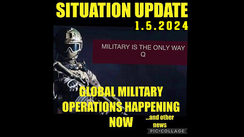 Situation Update 1.5.24 ~ Trump Return - White Hat Intel ~ Juan O Savin. SGAnon Intel