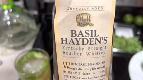 My Basil Hayden whiskey Mule!!