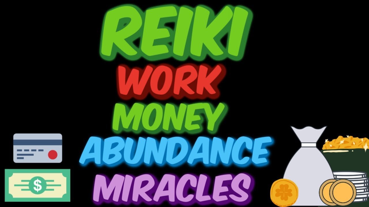 Reiki l Receive Work- Money- Abundance-Miracles l 5 Min Session l Healing Hands Series