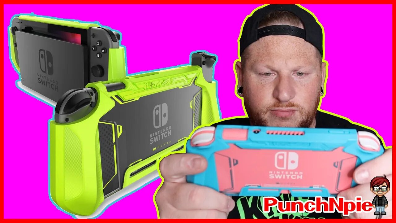 MUMBA Nintendo Switch and Switch Lite Grips Cases!!! Unboxing and REVIEW! Blade Series