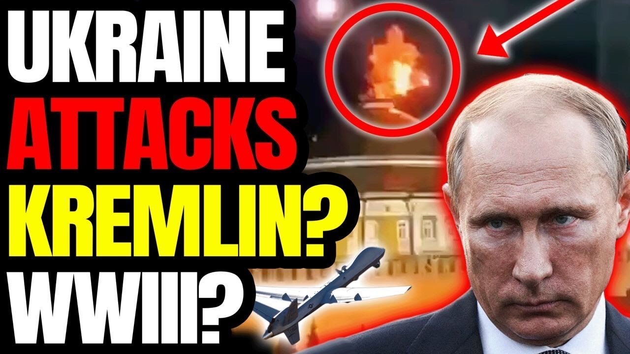 🚨BREAKING: Kremlin Bombed In Putin Assassination Attempt | Footage Of Explosion | Ukraine Denies