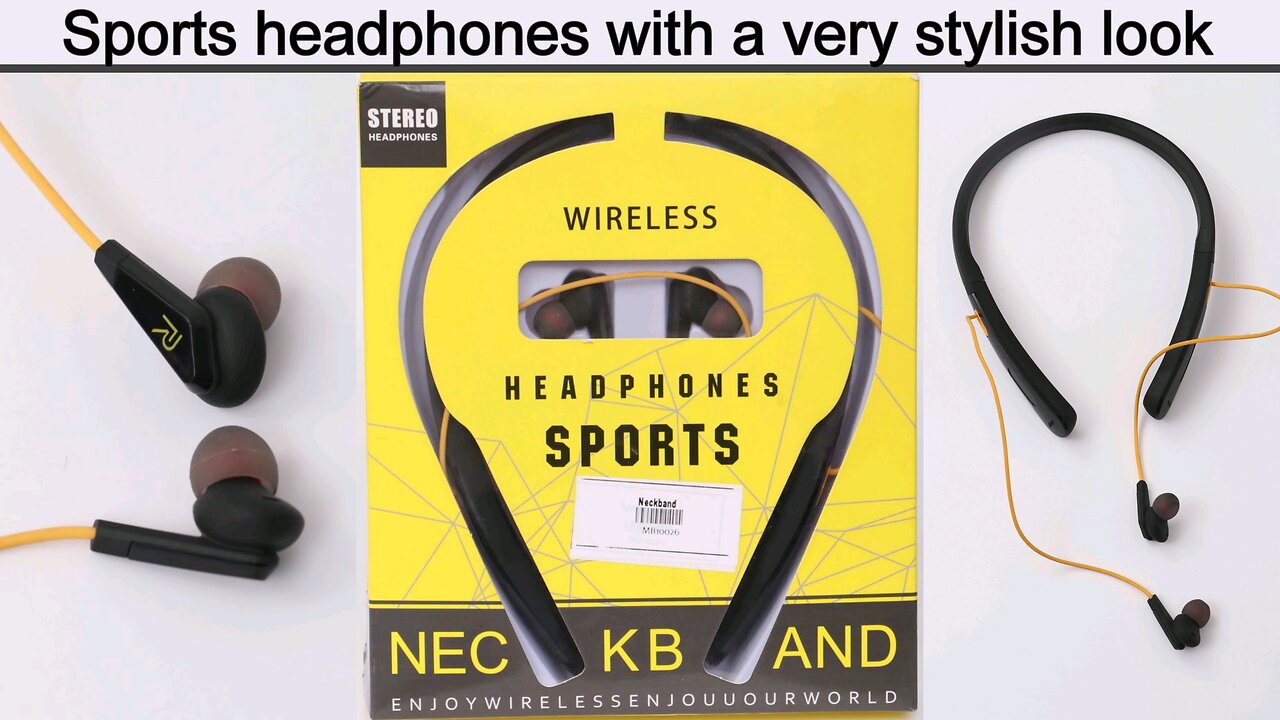 Sports headphones with a very stylish look