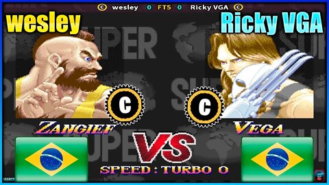 Super Street Fighter II Turbo New Legacy (wesley Vs. Ricky VGA) [Brazil Vs. Brazil]