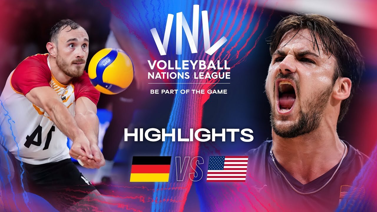 🔴 Men's VNL 2024 | Highlights | Week 3 | GER vs. USA