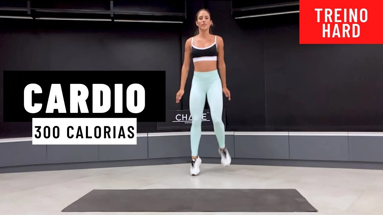 Treino de CARDIO para Secar | 300 calorias | Sem equipamentos | Treino HARD