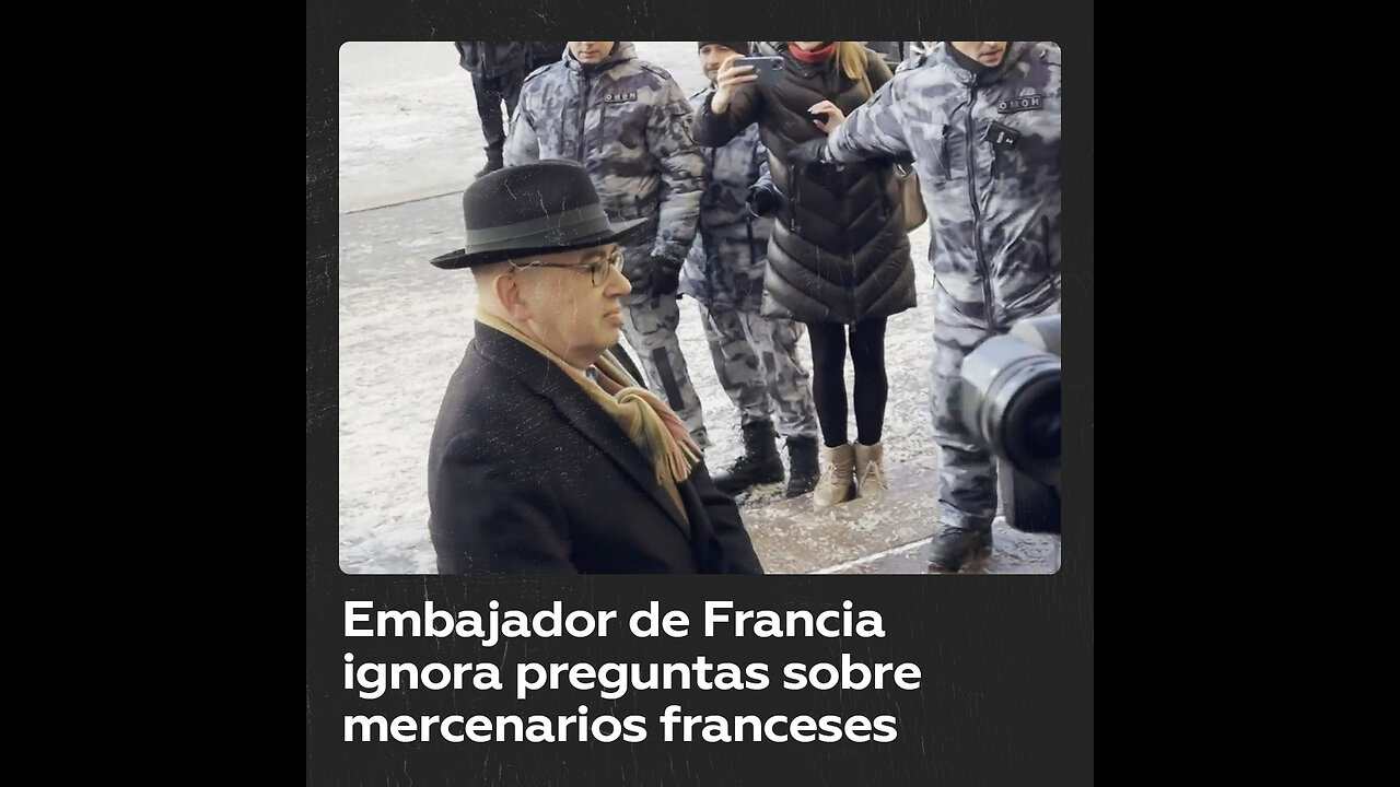 Embajador de Francia en Rusia ignora las preguntas sobre mercenarios franceses en Ucrania