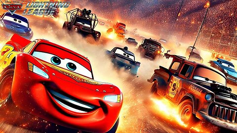 Acelera Para Ganar en Cars La Liga del Rayo en Thunder Hollow