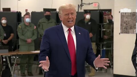 President Trump Tours the Emergency Operations Center