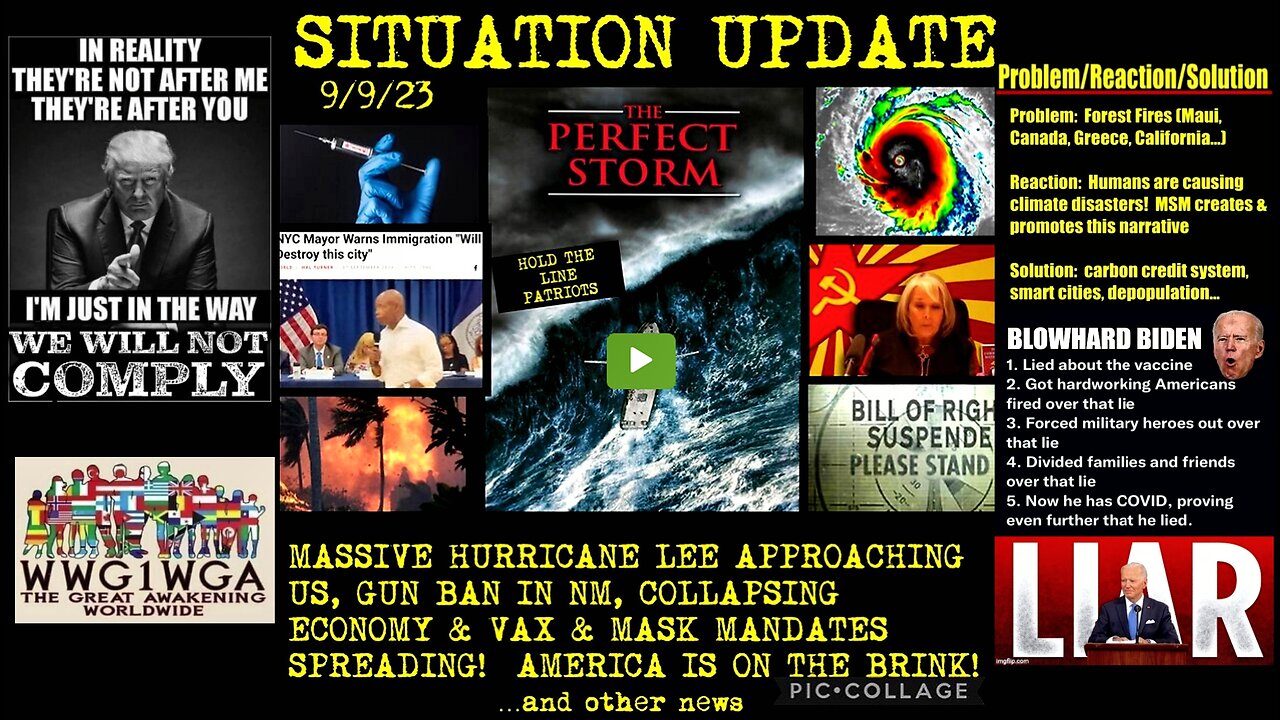 SITUATION UPDATE 9/9/23 (Related links and info in description)