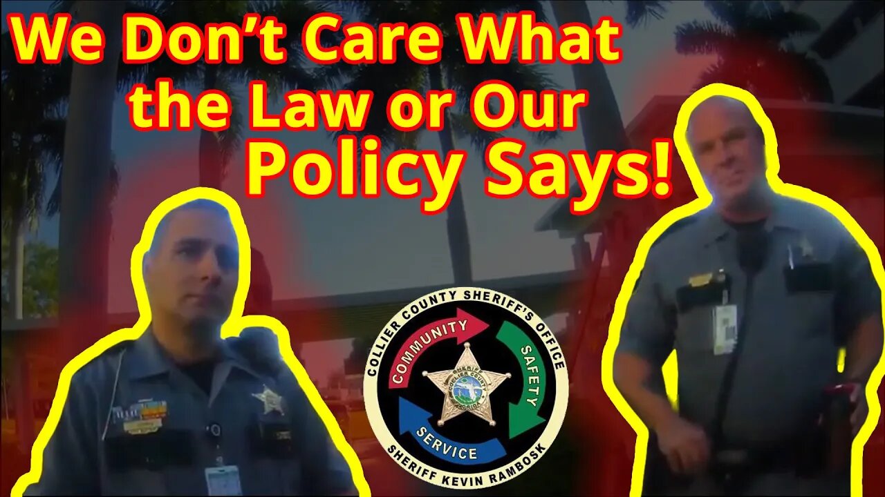 Supervisor Condones Deputy Violating Policy & Law