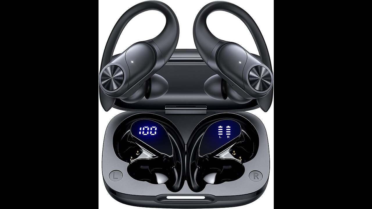 Bluetooth Headphones Wireless Earbuds 80hrs Playtime Wireless Charging Case