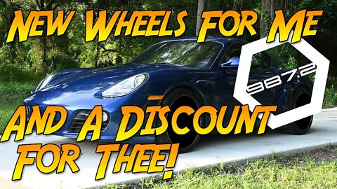 New Wheels For The Cayman ... And A Big Discount For YOU!