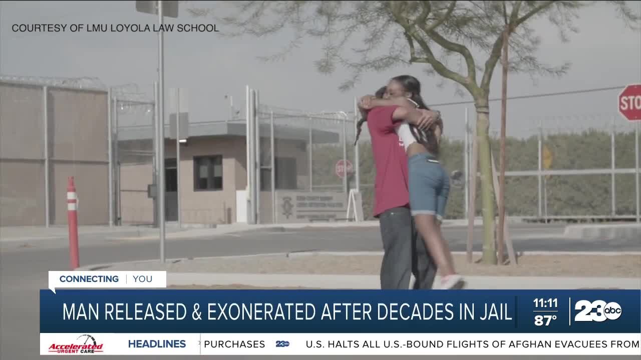 Bakersfield man released from prison 21 years after being wrongfully convicted