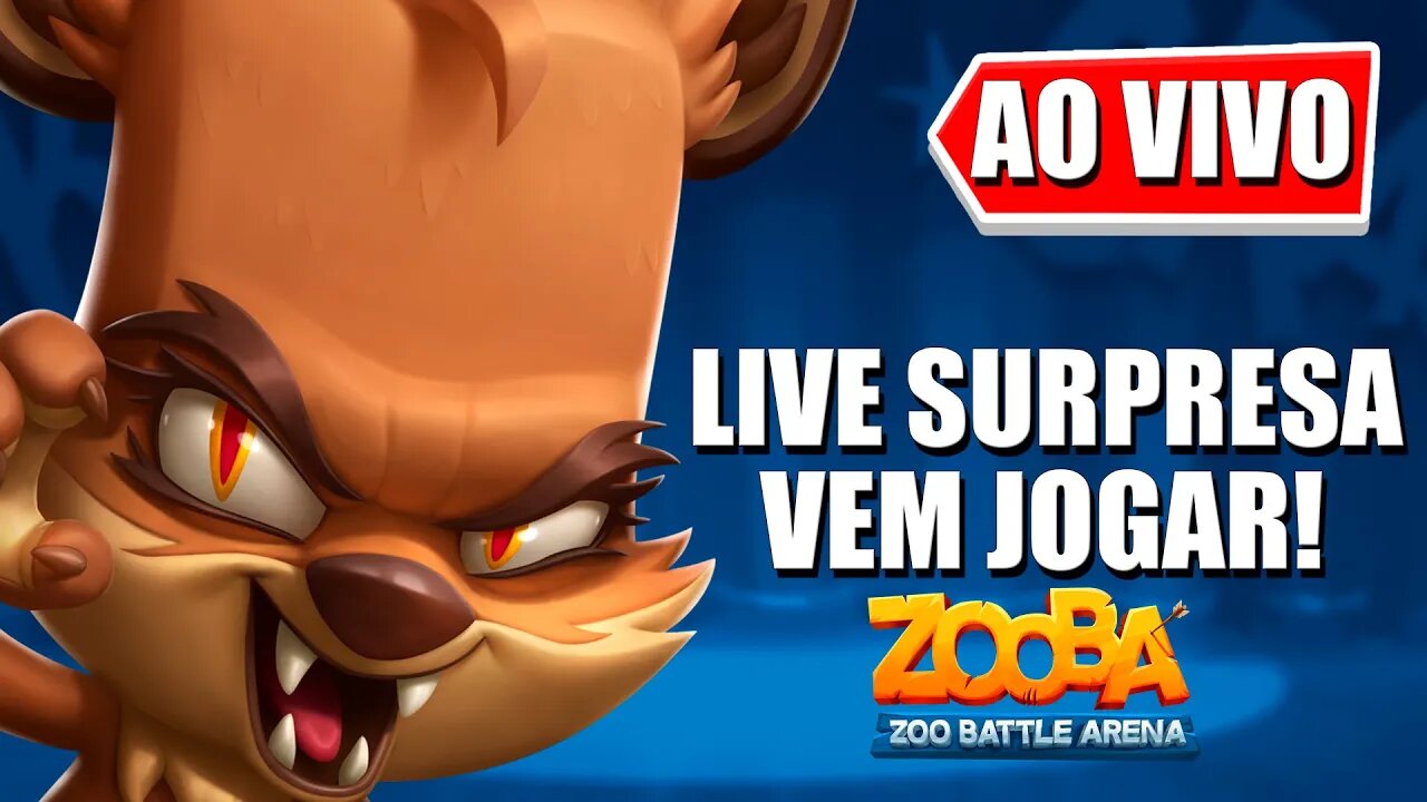 ZOOBA - LIVE SURPRESA | VAI SER RÁPIDA VEM JOGAR COMIGO!! LIVE #58