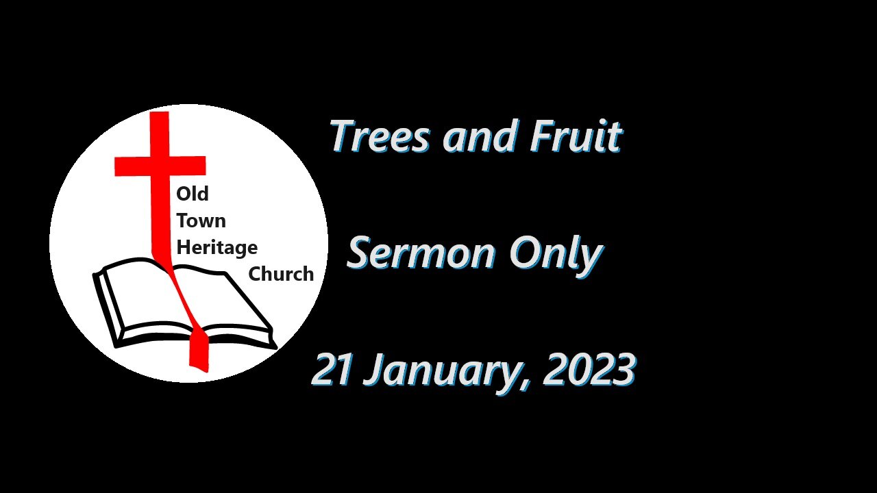 Trees and Fruit (Matthew 12:33-37)