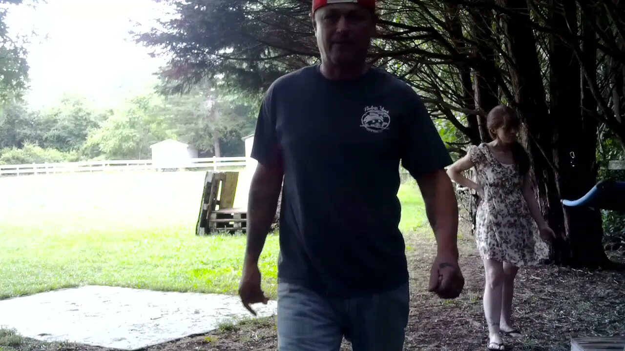 Taking the wife down to see the trail cam setup