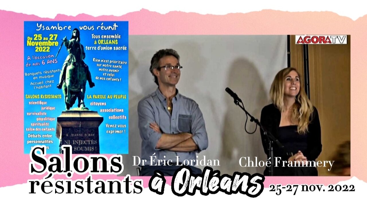 Dr Éric Loridan & Chloé F. aux Salons résistants à Orléans - 25 au 27 novembre 2022