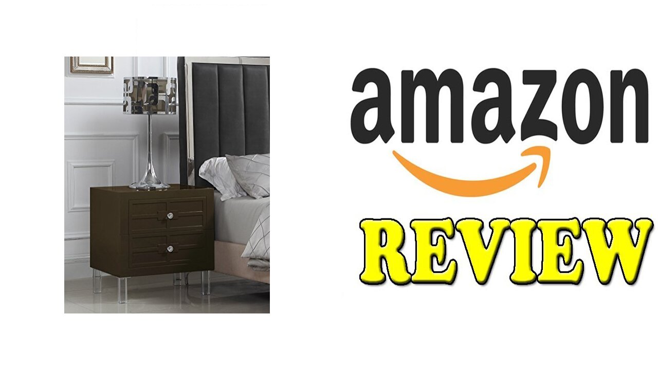 Home Nightstand Closing Drawers Contemporary Review