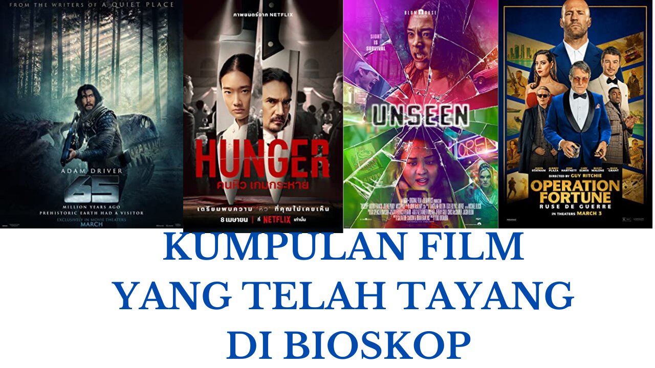 Film yang baru tayang di bioskop