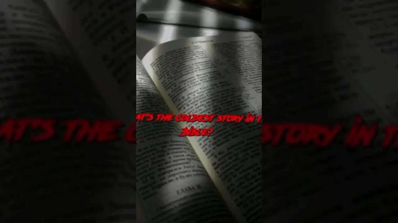 COLDEST STORY IN THE BIBLE.. 🙏🏻☦ #shorts #shortsvideo