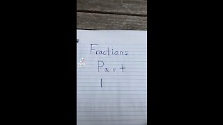 Fractions part 1