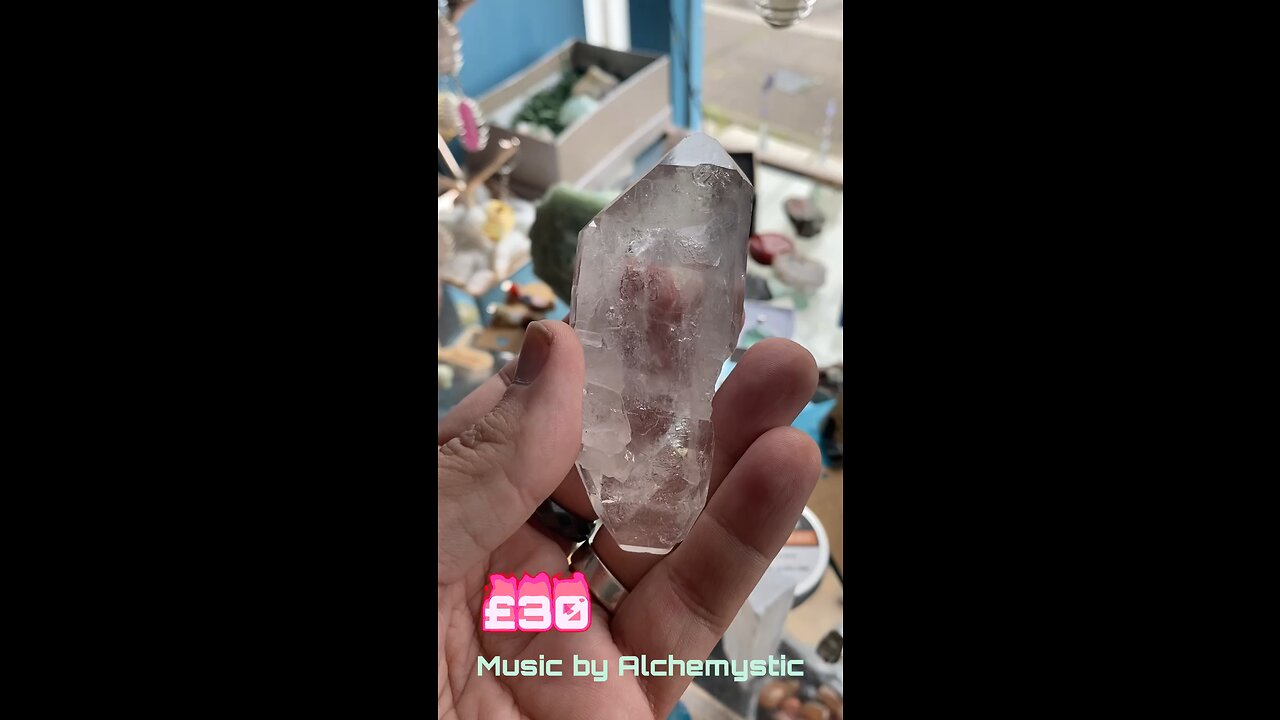 Lemurian clear crystal point