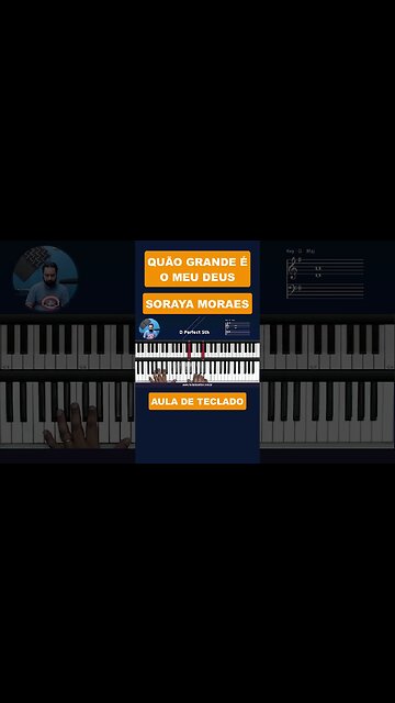 Quão Grande é o Meu Deus Teclado #auladeteclado