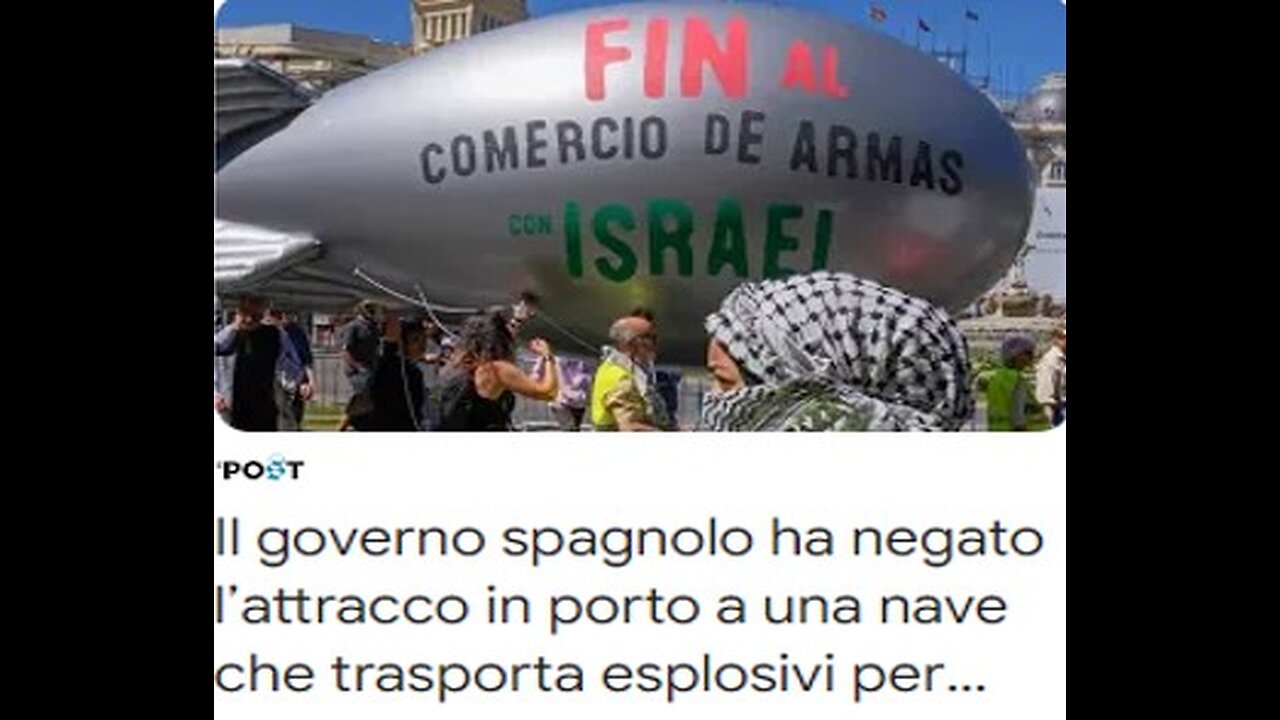 Flash: Spagna rifiuta navi di Israele!