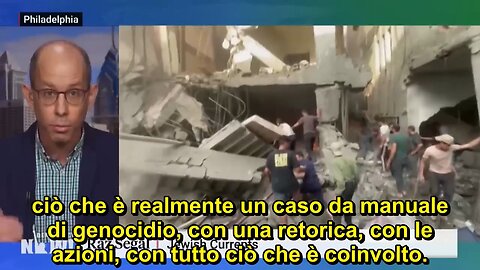 Lo studioso israeliano dell'Olocausto Raz Segal denuncia l'assalto di Israele a Gaza.