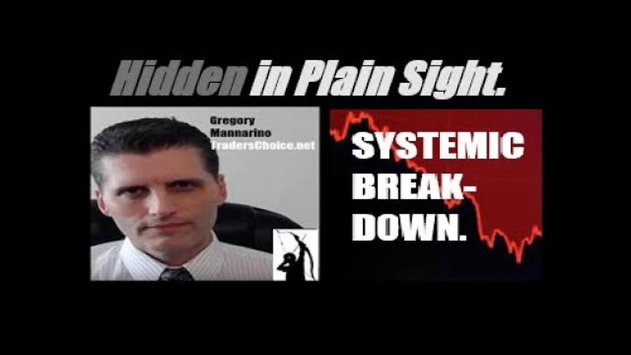 THE SKYROCKETING STOCK MARKET IS A SYMPTOM OF A DELIBERATE SYSTEMIC BREAKDOWN. Mannarino