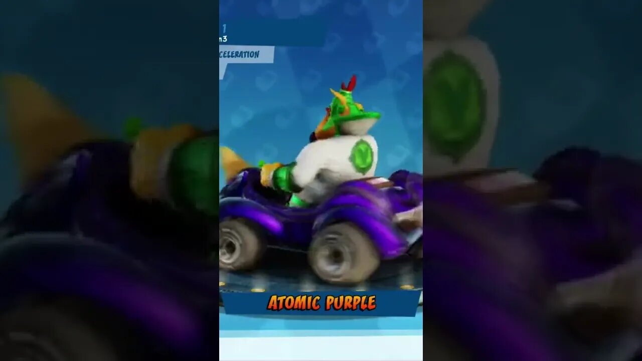 Crash Team Racing Nitro-Fueled - Atomic Purple Paint Job Showcase