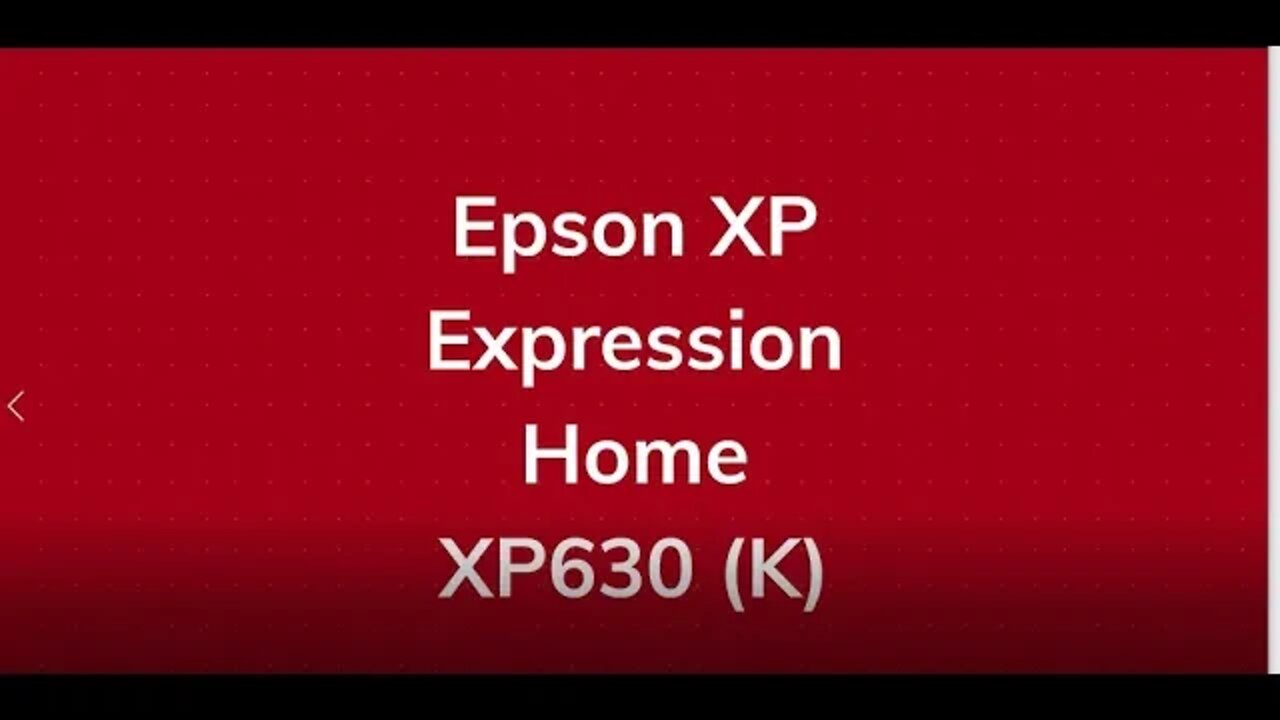 Epson XP Expression Home XP630 K