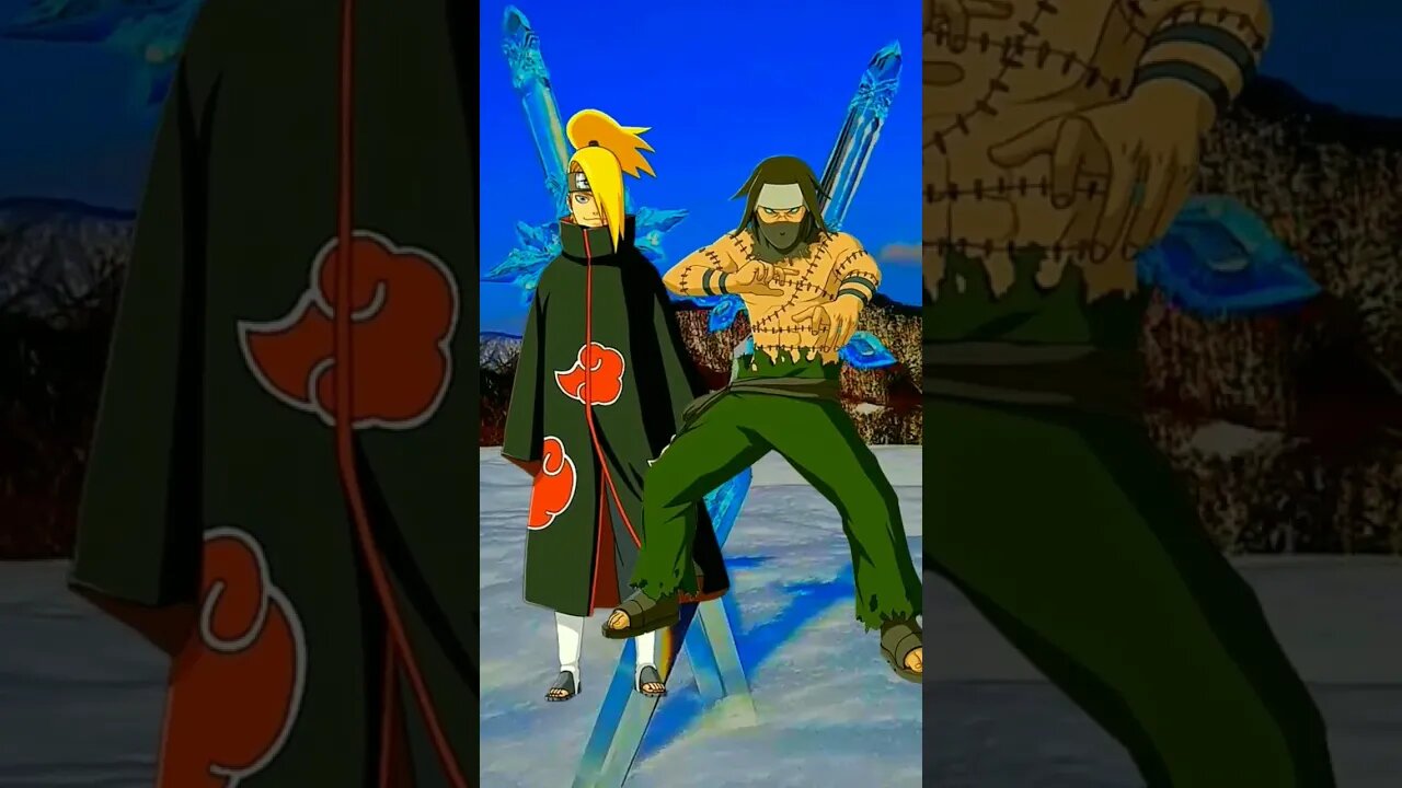 Kakuzu VS Deidara - WHO IS STRONGEST??.#shorts