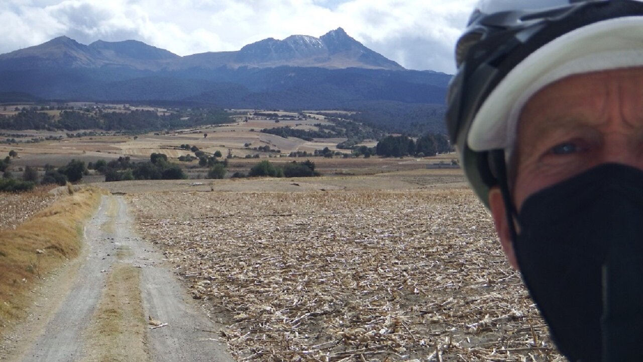 Leisurely MOUNTAIN BIKE RIDE near the NEVADO DE TOLUCA VOLCANO, Toluca, Estado de Mexico, Mexico