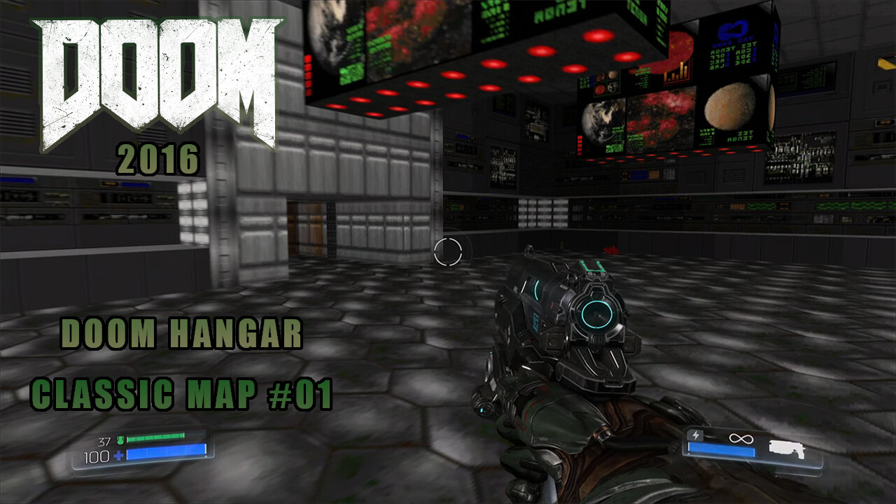 Doom - Hangar, Classic Doom (2016) Map #01 | Doom 1993 #doom #gaming #ps4 #xboxone #nintendo #pcgame