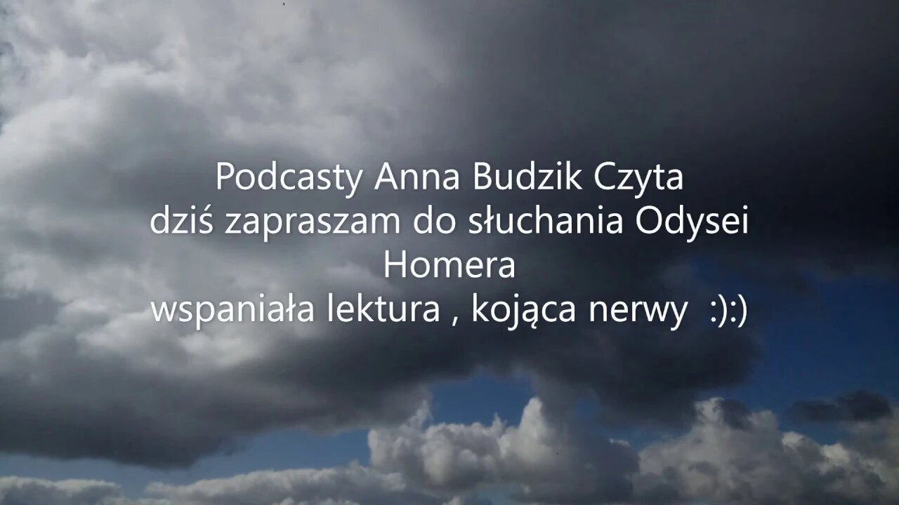 Podcast Anna Budzik Czyta zaproszenie do słuchania Odysei Homera