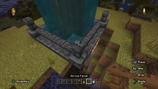 Minecraft: water fall build
