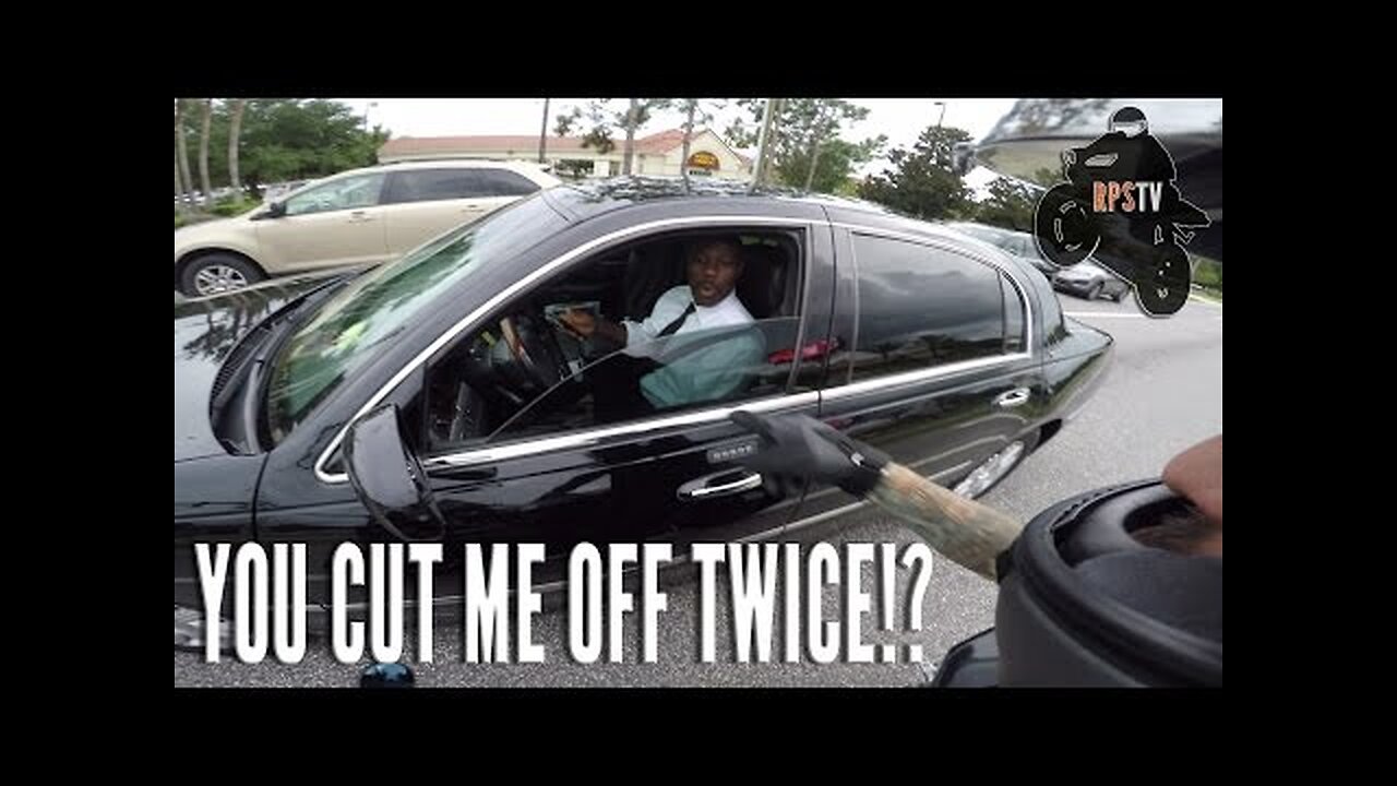 Biker Road Rage, Motorcycle vs bad drivers + 4 da Haters