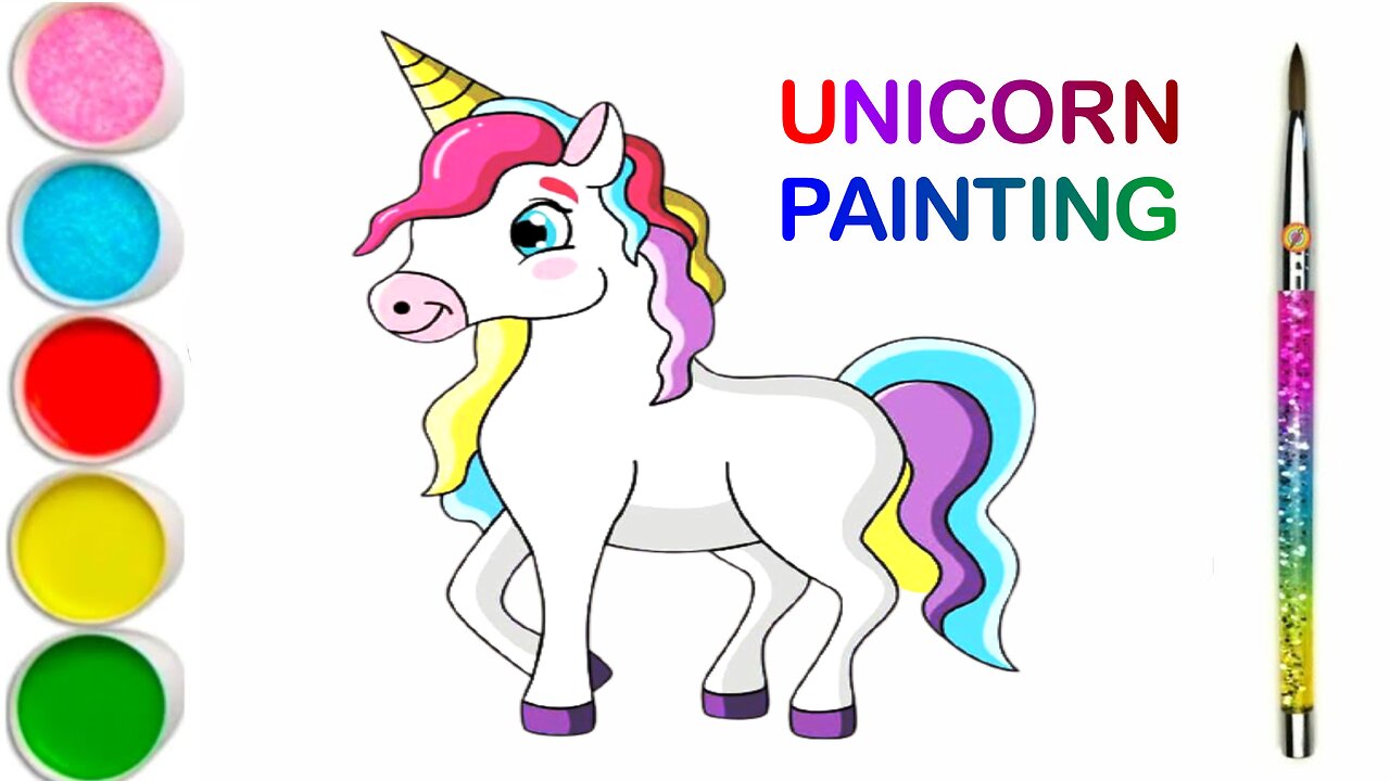 How To Draw A Unicorn Step By Step Unicorn Drawing Lesson For Kids FB