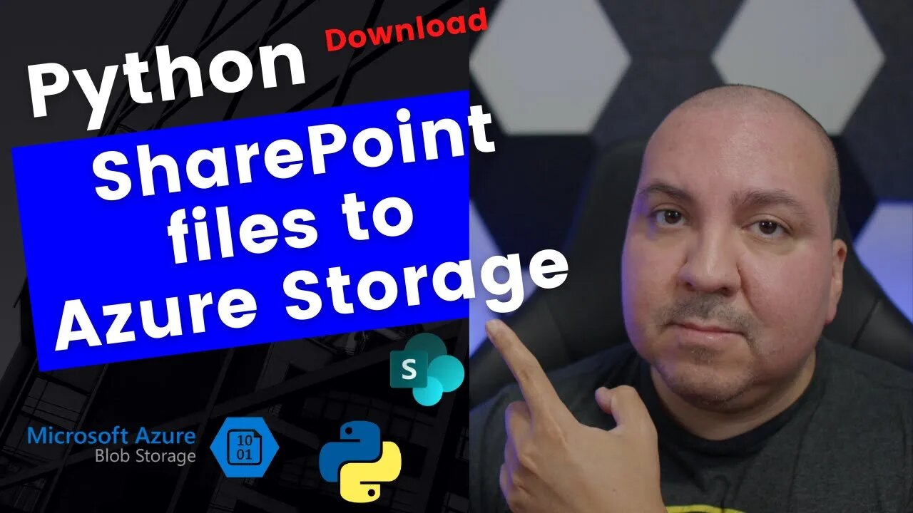 Python Get Files from SharePoint and Load to Azure Storage