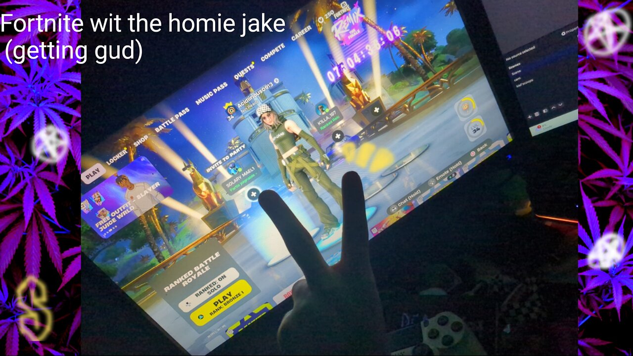 fortnite wit the homie jake (getting gud)