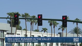 Two killed, several hurt in accidents involving red-light runners in Valley