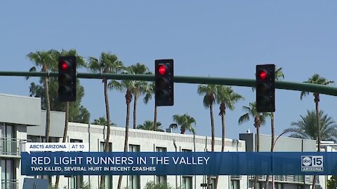 Two killed, several hurt in accidents involving red-light runners in Valley
