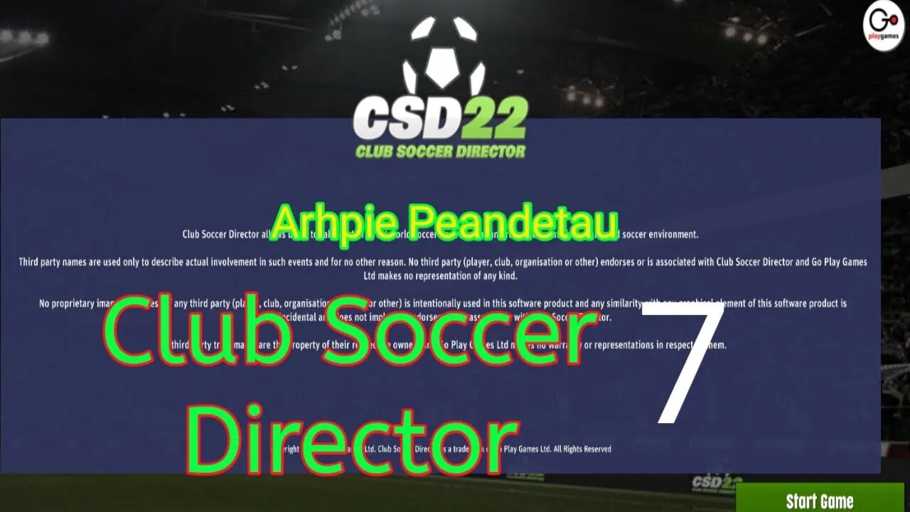 Club Soccer Director CSD22 | game offline angin kencang membuat sang manager tidak konsentrasi