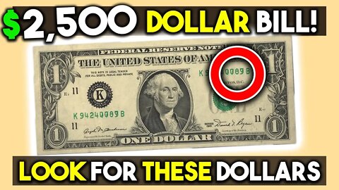 LOOK FOR THESE SUPER RARE DOLLAR BILLS THAT ARE WORTH A LOT OF MONEY!!