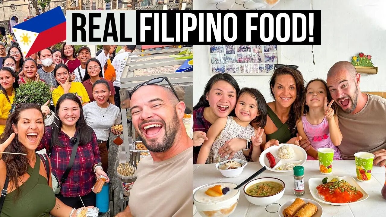 Foreigners eating REAL Filipino Food! | Food tour of Marikina Manila